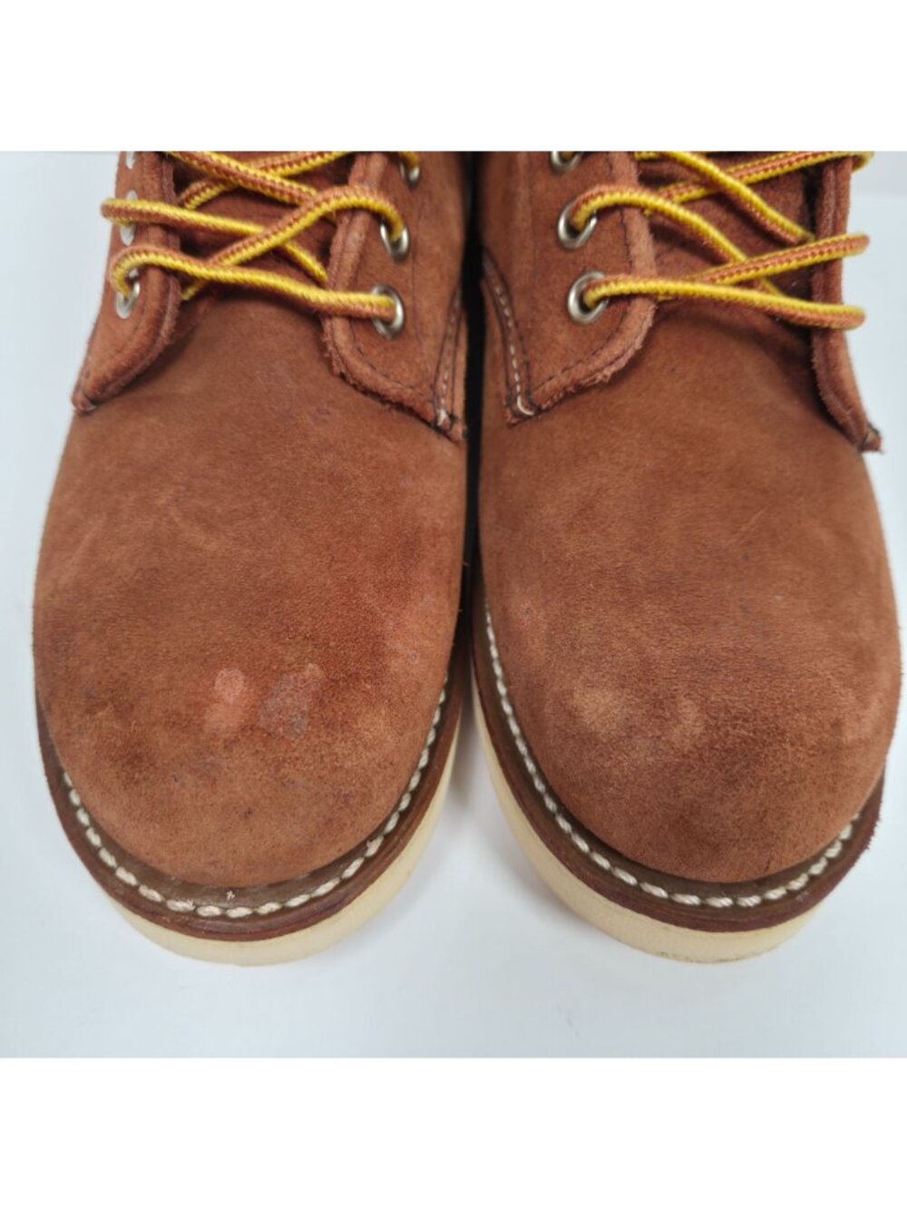 Red Wing 8813 Women's Brown Copper Suede Leather Boots US Size 4.5D Made In USA - Picture 8 of 12